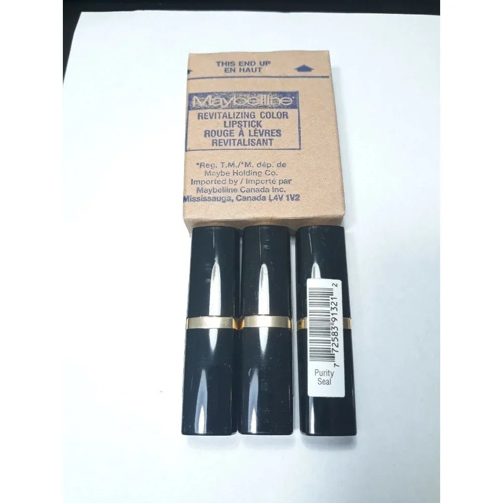 3  Piece Lot Maybelline Revitalizing Color Lipstick Nectarine Discontinued